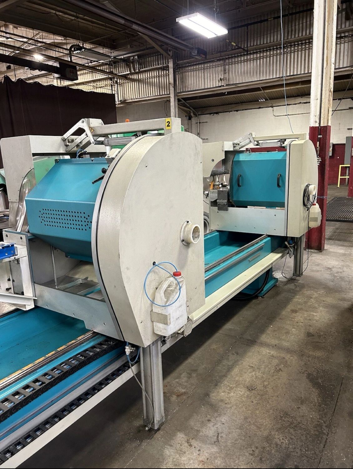 Aslan DCY-550 22″ Automatic Double Head Miter Saw (Used) Item # UE-100125D