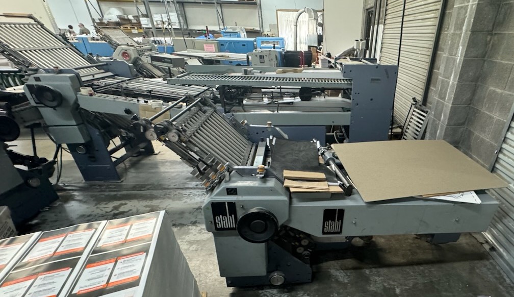 Stahl TF-66 Continuous Feed Paper Folder (Used) Item # UE-101125A