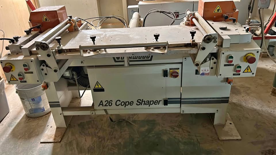 Voorwood A26 Dual Spindle Coping Shaper (Used) Item # UE-102025C