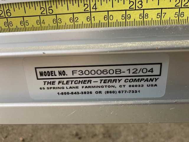 Fletcher 3000 60″ Multi-Material Cutter (Used) Item # UE-102025D