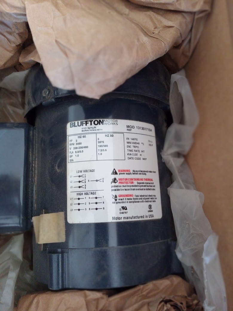 Pistorius EMN-14 / EMN14 14″ Double Miter Saw Replacement Motor (Used) Item # UE-102025E