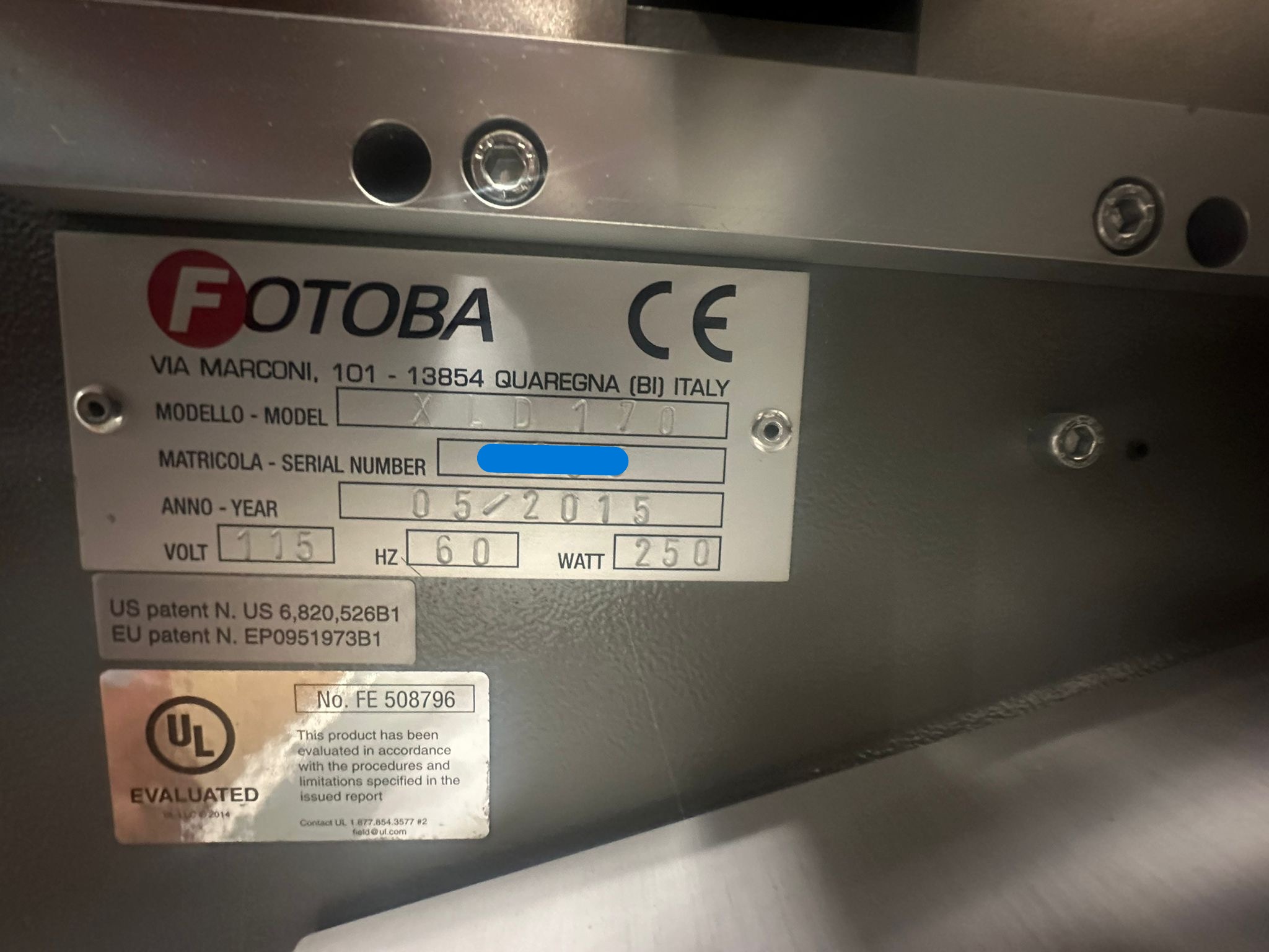 Fotoba XLD-170 Automatic X/Y Digital Cutter (Used) Item # UE-102425B
