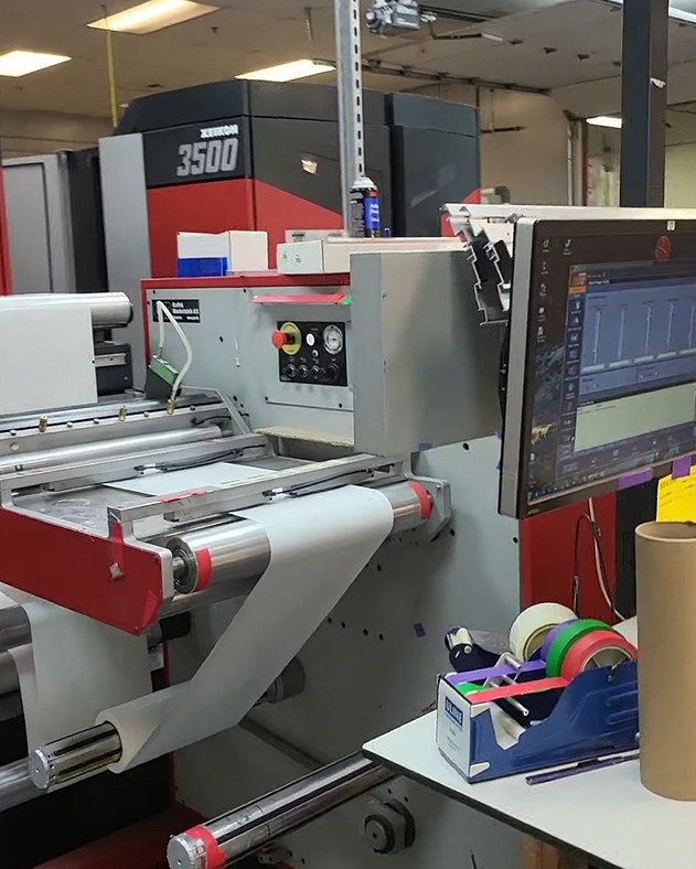 Xeikon 3500 Digital Label Press & GM Finisher (Used) Item # UE-112325B