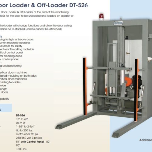Dotul DT-526 Vertical Door Loader & Off-Loader (New) Item # GS-101060