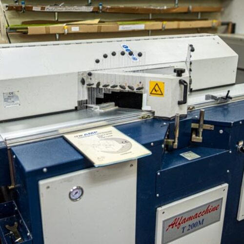 Alfamacchine / ITW AMP 200T Double Miter Saw (Used) Item # UE-111225A