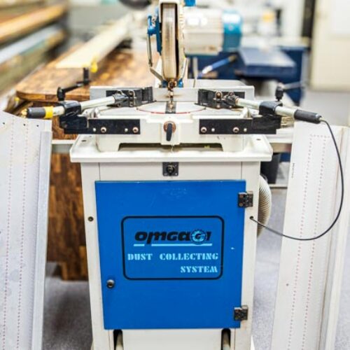 Omga T 50 350 Mitre Saw with Dust Collecting System (Used) Item # UE-111225C