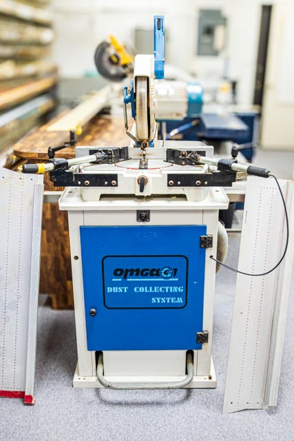 Omga T 50 350 Mitre Saw with Dust Collecting System (Used) Item # UE-111225C