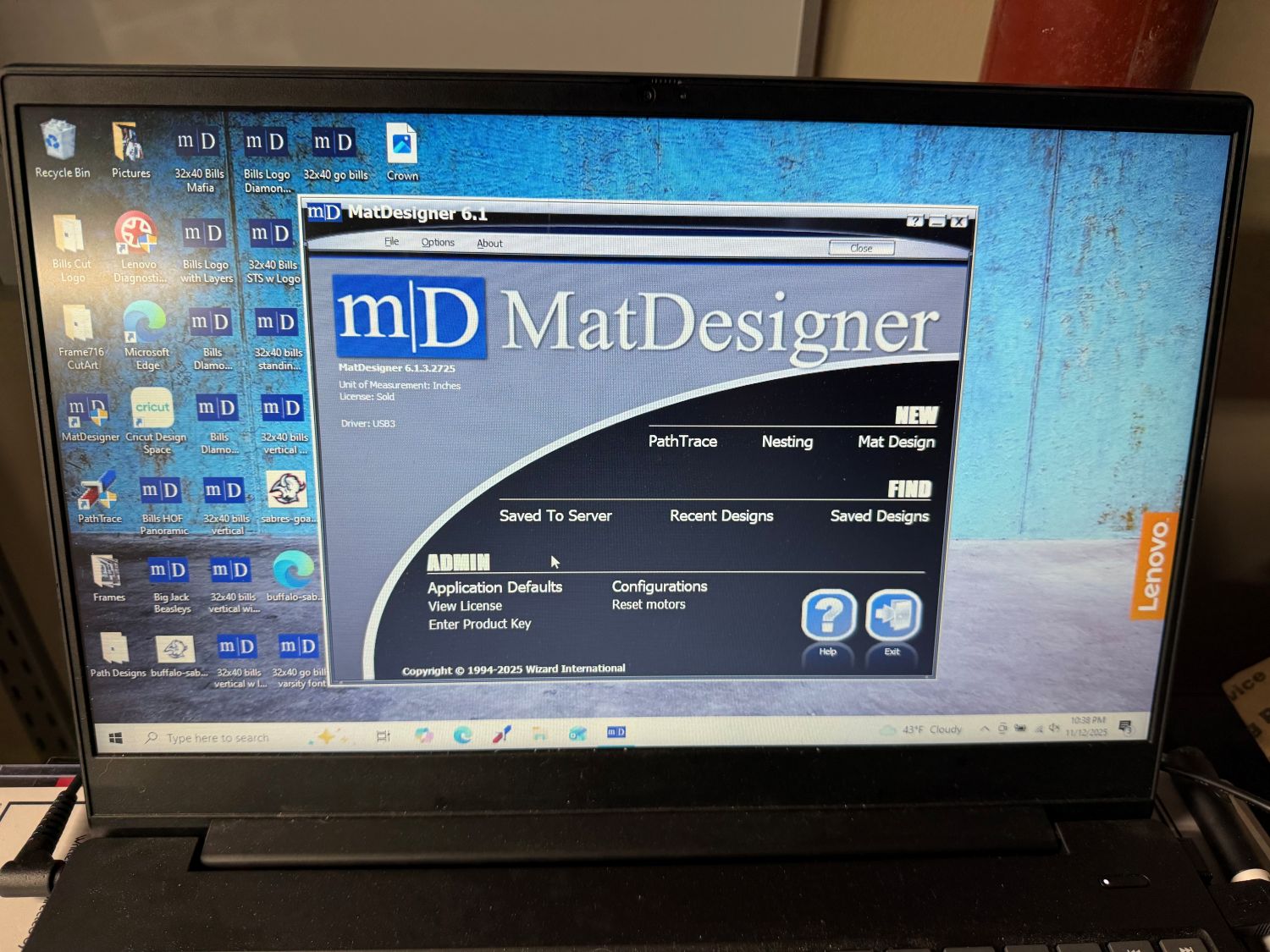 Wizard 8000 CMC Mat Cutter (Used) Item # UE-111325D