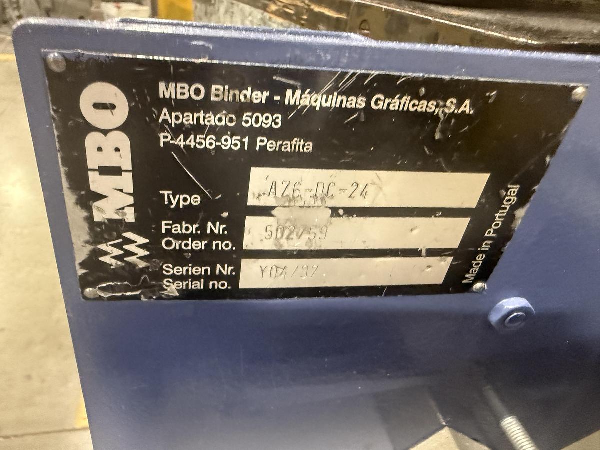 MBO B26 Continuous Feed 4/4 Folder w/ A76 Delivery (Used) Item # UE-111925F