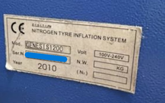 Purigen 98 Genesis 1200 Nitrogen Generation System (Used) Item # UE-122125D