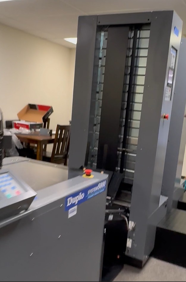 Duplo 5000 In-line Booklet Making System (Used) Item # UE-121125E