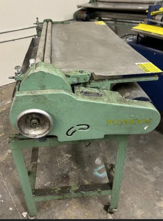 Potdevin NTZ36 36″ Cold Gluer w/ Stand (Used) Item # UE-123025C