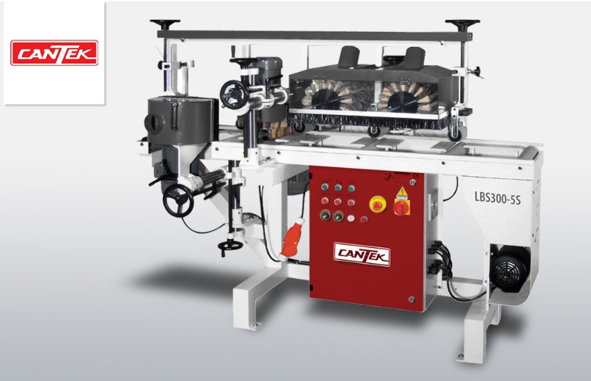 Cantek LBS300-5S 3-Sided Lineal Brush Sander (New) Item # CT-109910