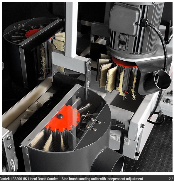 Cantek LBS300-5S 3-Sided Lineal Brush Sander (New) Item # CT-109910