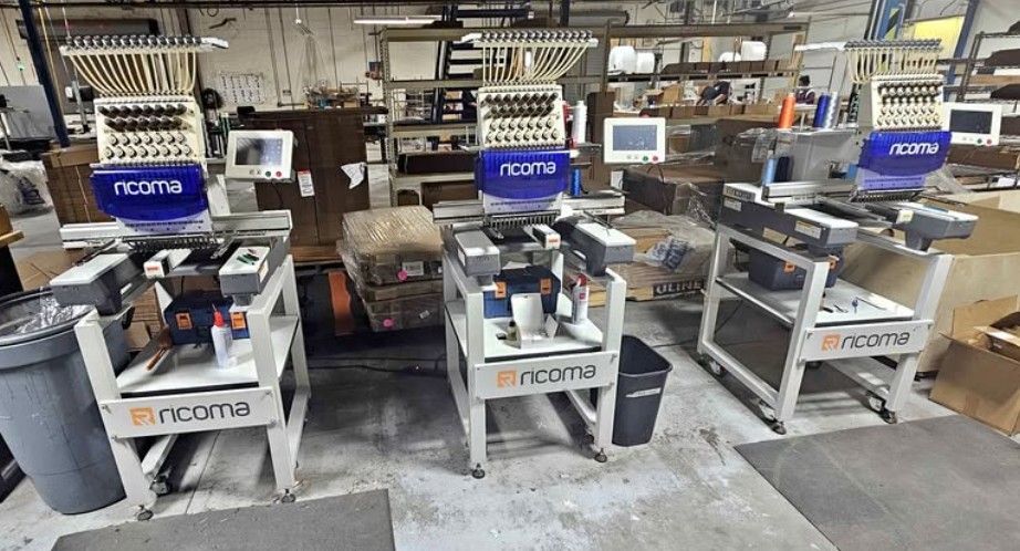 Ricoma 1501TC Single Head – 15 Needle Commercial Embroidery Machines (Used) Item # MP-012326C