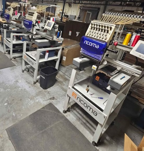 Ricoma 1501TC Single Head – 15 Needle Commercial Embroidery Machines (Used) Item # MP-012326C