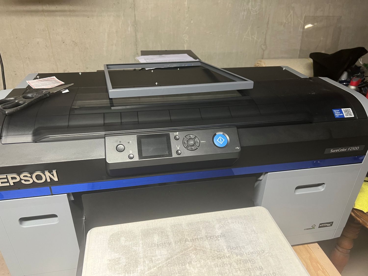 Epson SureColor F2100 DTG Direct to Garment Printer (Used) Item # UE-020126B