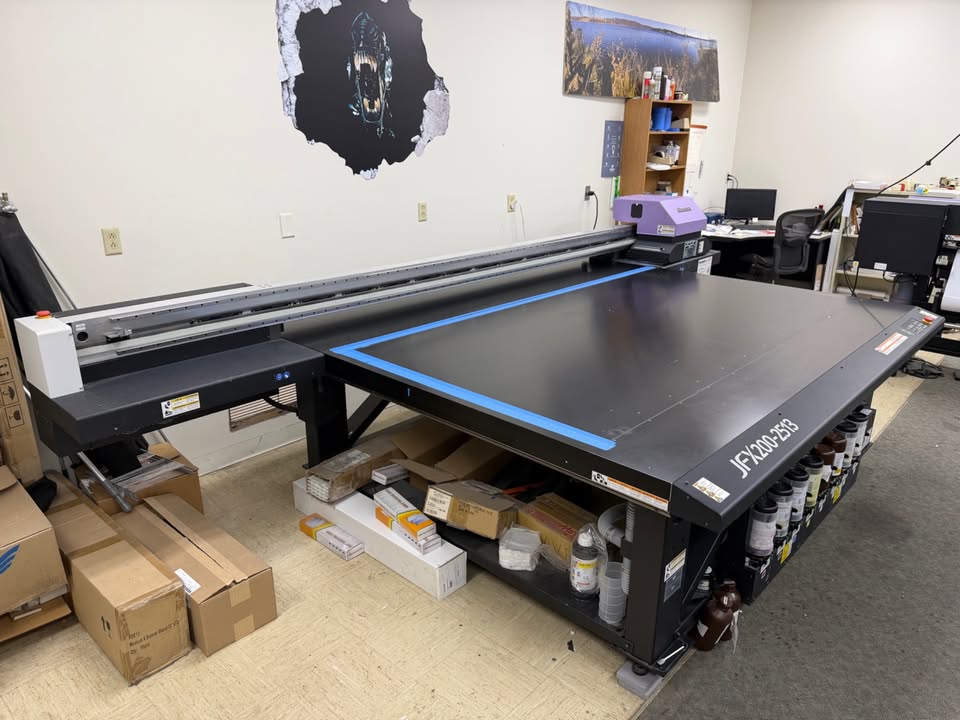 Mimaki JFX200-2513 UV Flatbed Printer (Used) Item # UE-010726C
