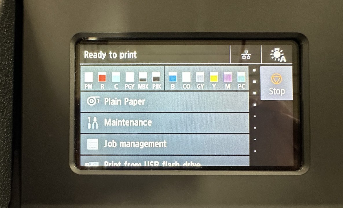 Canon imagePROGRAF PRO-4600 44″ Large Format Printer (Used) Item # UE-010926A