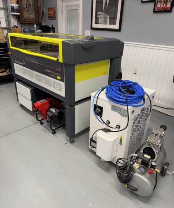 Gravograph / Gravotech LX1000XP CO2 Laser Engraver (Used) Item # UE-011326D