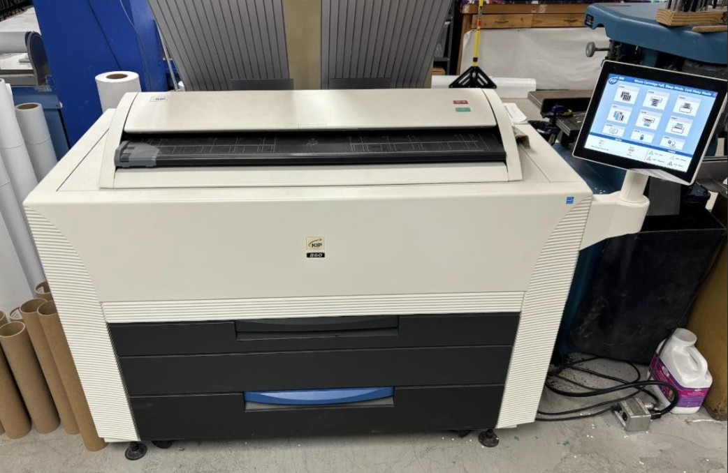 KIP 860 Color Wide Format Printer (Used) Item # UE-011526A