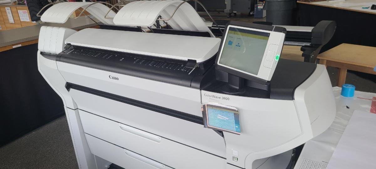 Canon Colorwave 3800 Wide Format Printer (Used) Item # UE-011526B