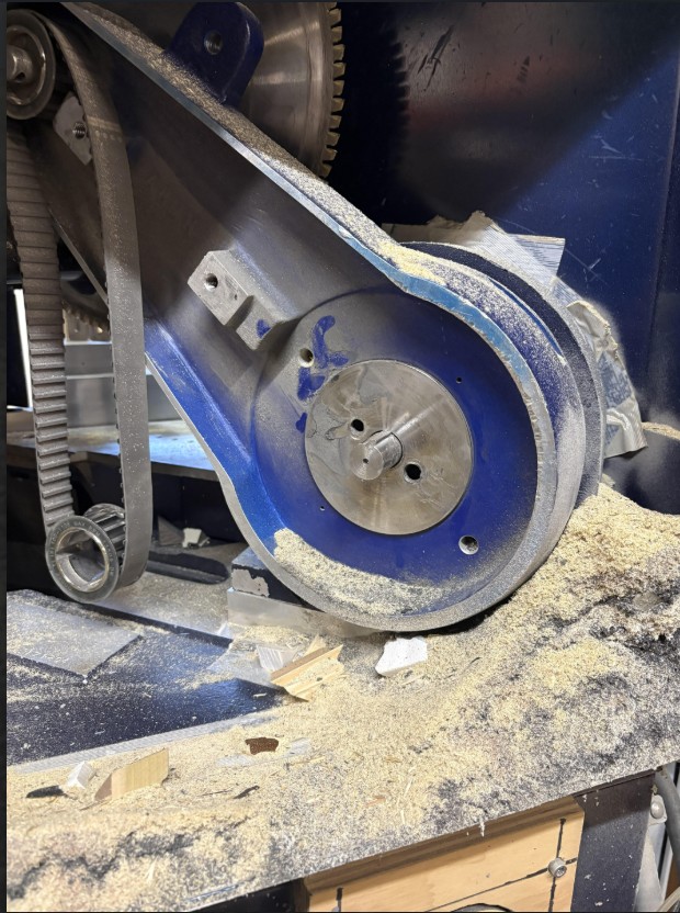 Fletcher AMP MN-355 Double Mitre Saw – AG-2000M Programmable Measuring System (Used) Item # UE-012026C