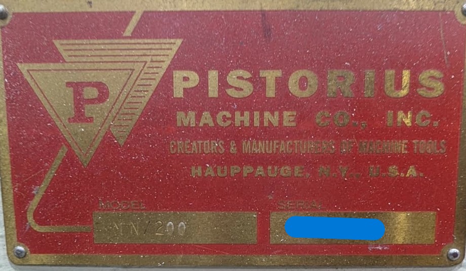 Pistorius MN200 / MN-200 Double Miter Saw w/Accu-Stop (Used) Item # UE-012526B