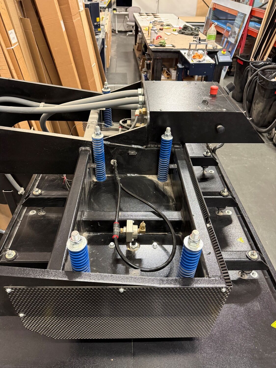 Geo Knight Maxi Press MAXI-4060AW 44″ x 64″ Top & Bottom Air Heat TWIN Press (Used) Item # UE-012626B