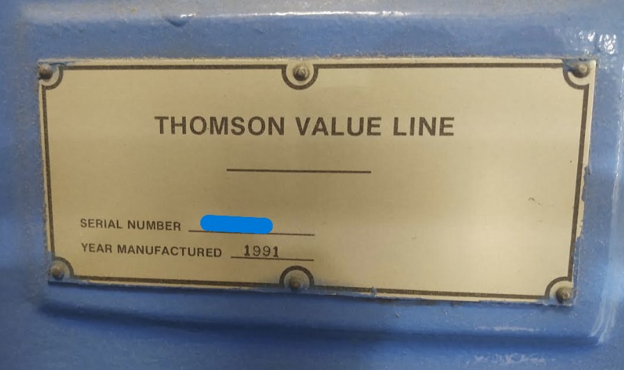 Thomson Value Line VL-10 41″ x 58″ Clamshell Die Cutter (Used) Item # UE-012626C