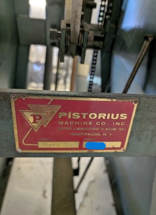 Pistorius VN-M Manual Joiner / Vnailer / Underpinner (Used) Item # UE-012626H