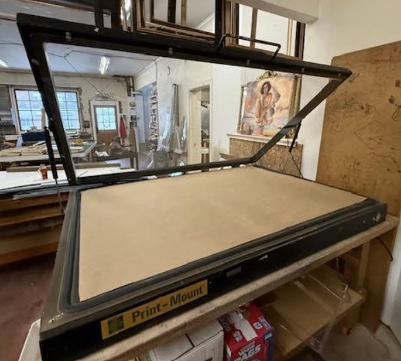 Print Mount Model PM-64 44×64″ Cold Vacuum Press (Used) Item # UE-012726B