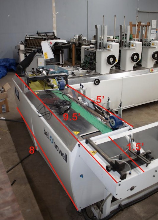 Bell & Howell Producer 16 Mail Inserter Machine (Used) Item # UE-123125B