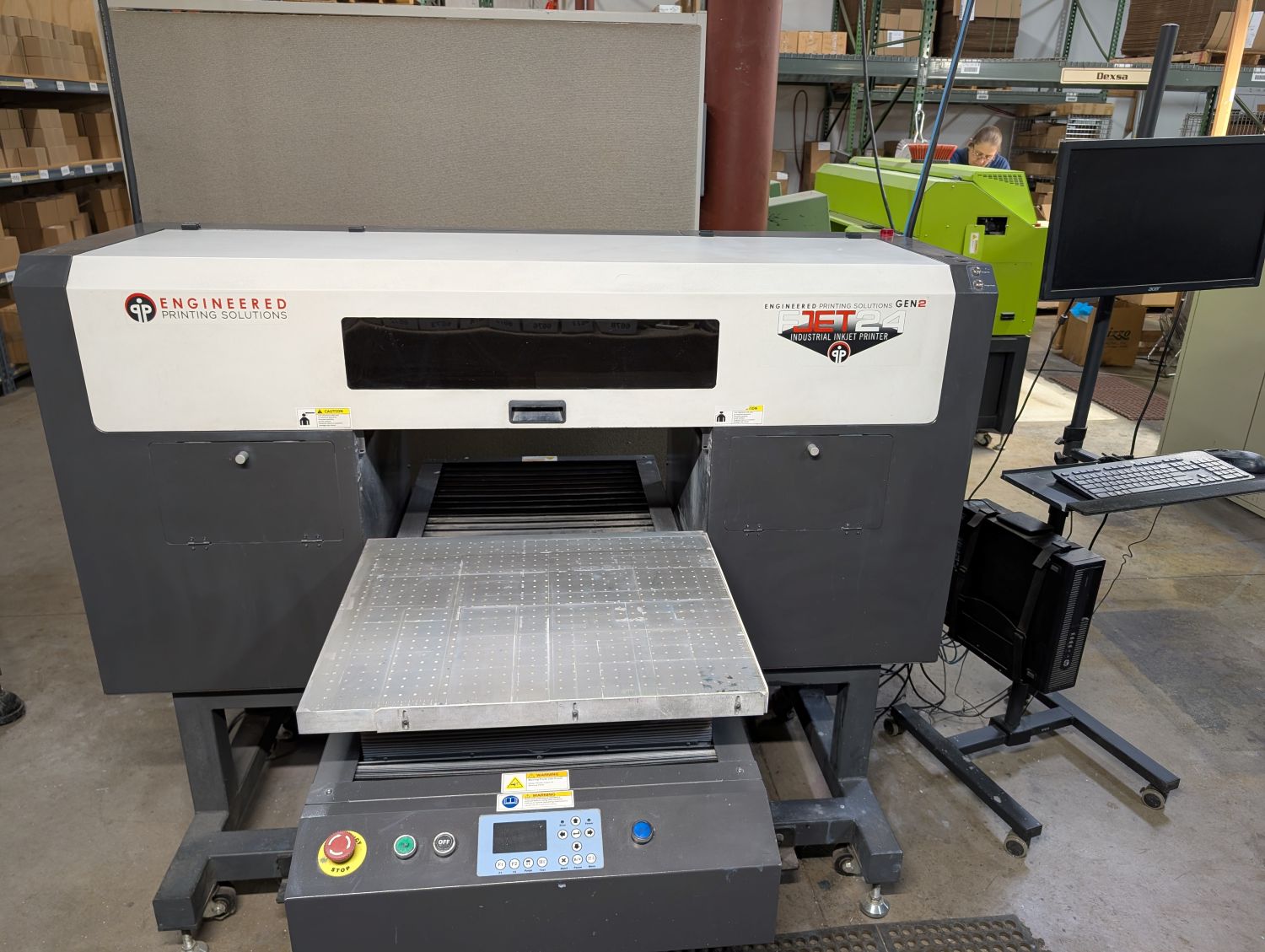 FJET24 Gen 2 Industrial inkjet Printer (Used) Item # UE-020426A