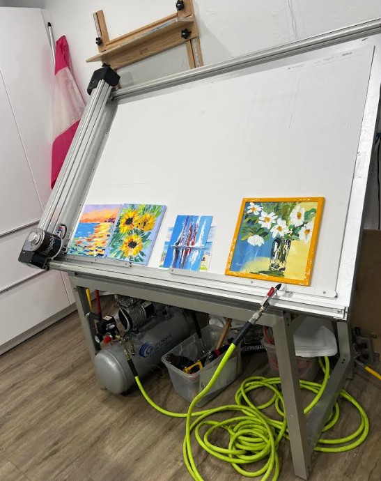 Wizard 8000 CMC Computerized Mat Cutter w/ Stand (Used) Item # UE-021626B