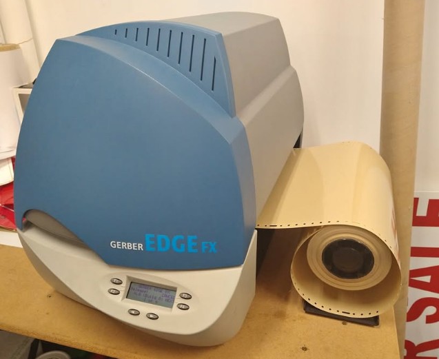 Gerber Edge FX Printer and Gerber Envision 375 Plotter (Used) Item # UE-021726C