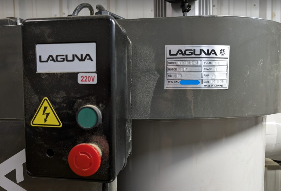Laguna MDC0680-0145 3HP 1PH Cyclone Dust Collection System (Used) Item # UE-022626A
