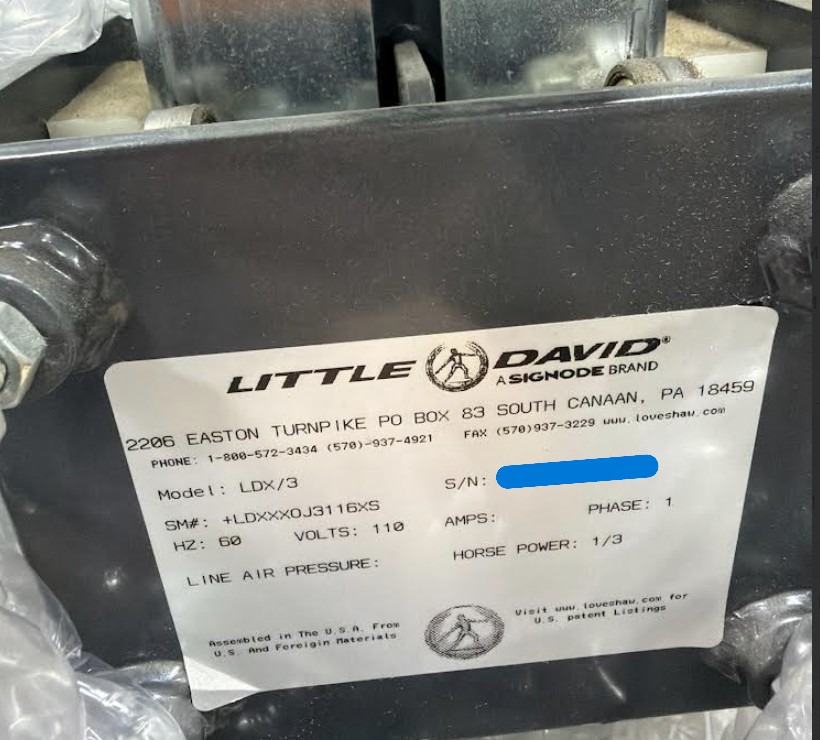 Little David LDX/3 / LDX-RTB 3.0 High-speed, Semi-automatic Random Case Sealer (Used) Item # UE-022626E