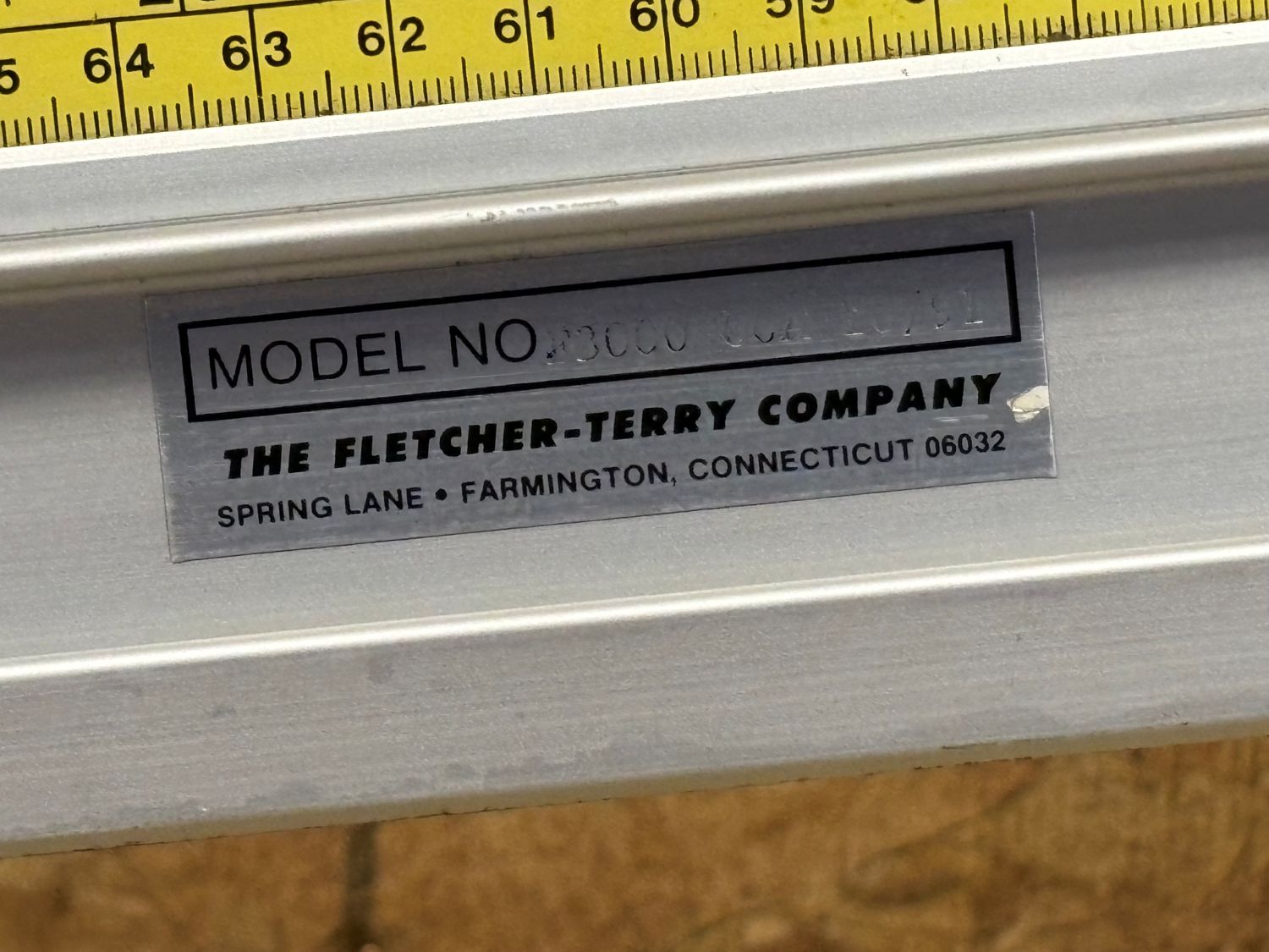 Fletcher 3000 60″ Multi-Material Cutter (Used) Item # UE-030126H