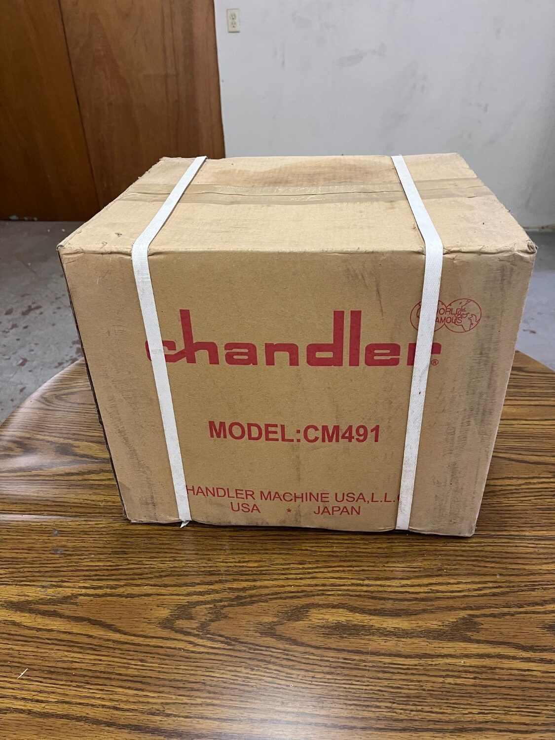 Chandler CM-491 Portable Hand Operated Button Sewing Machine (Used) Item # UE-031126A