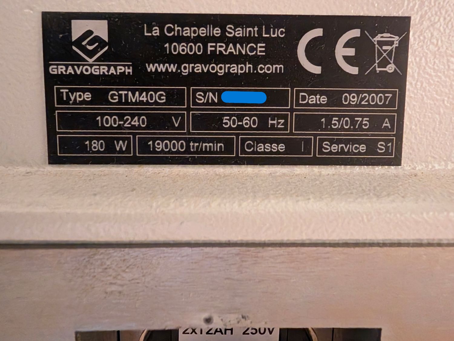 Gravograph M40 Gift with GS9 Graphic Software (Used) Item # UE-031626A