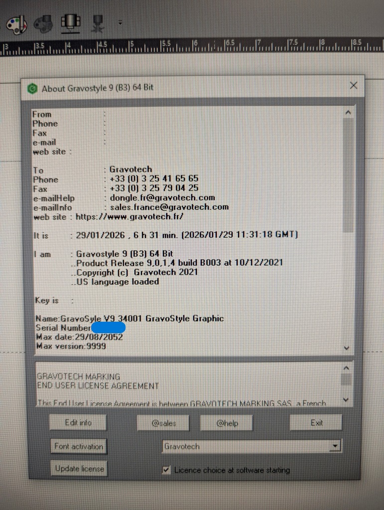 Gravograph M40 Gift with GS9 Graphic Software (Used) Item # UE-031626A