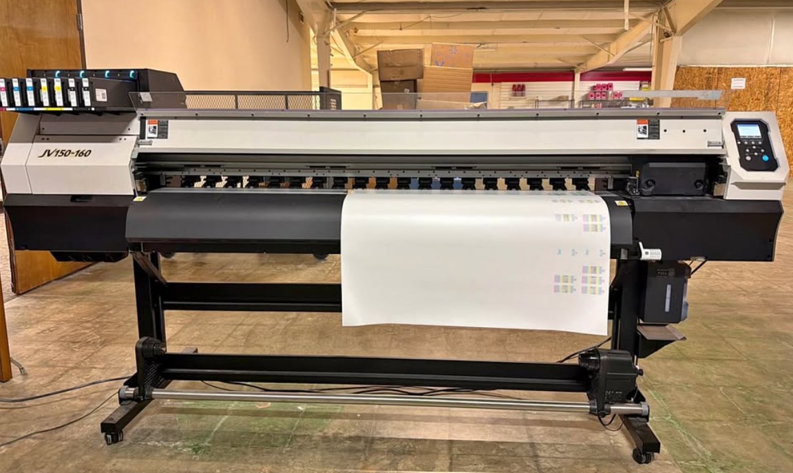 Mimaki JV150-160 64” Eco-Solvent Wide Format Printer (Used) Item # UE-031726C