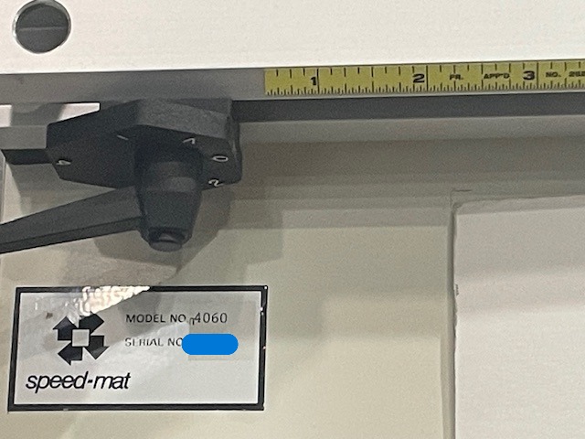 Esterly Speed-Mat Deluxe Mat Cutter 40×60″ w/ Glass Cutter (Used) Item # UE-032426J