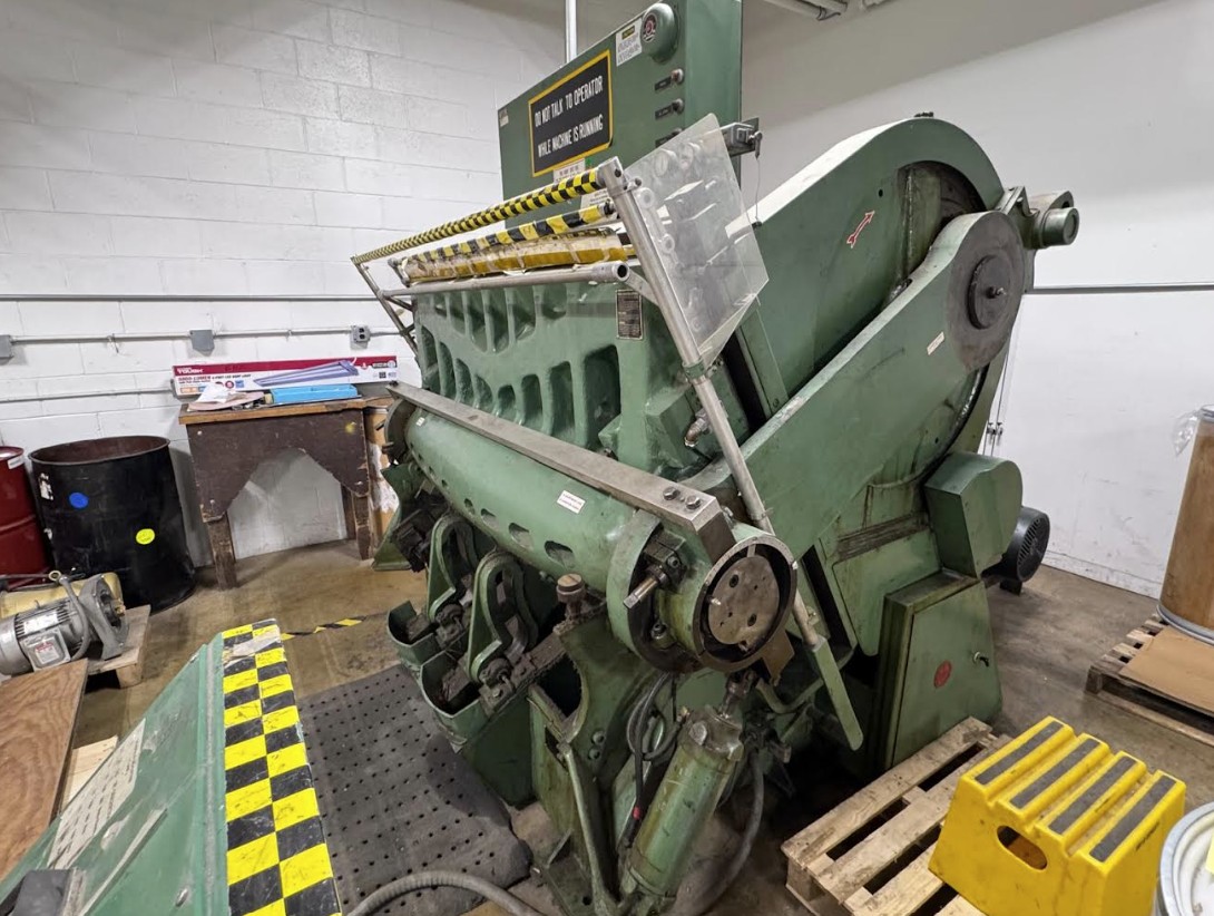 Thomson 44×66″ Style 8-7-AC-DM Clamshell Die Cutter (Used) Item # UE-032426K