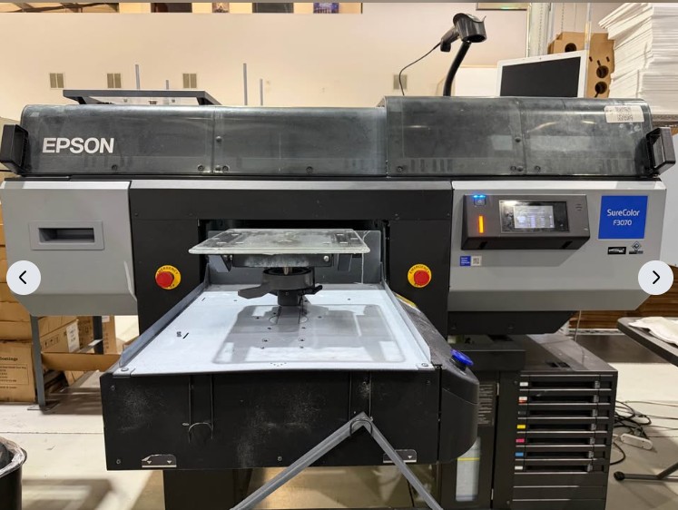 Epson F3070 Commercial Direct-to-Garment T-Shirt Printer (Used) Item # MP-042326A