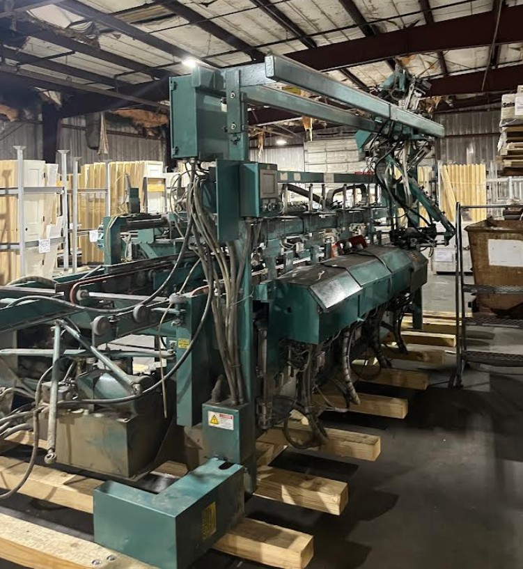 KVAL 990-F4 / F-4 Automated Pre Hanging Door Machine & KVAL 700-C Frame Assembly Door Machine (Used) Item # UE-040926E