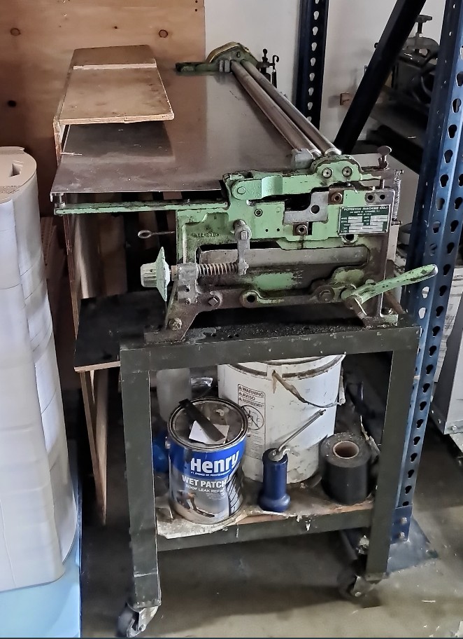Potdevin NTZ36 36″ Cold Gluer w/ Stand (Used) Item # UE-050126B