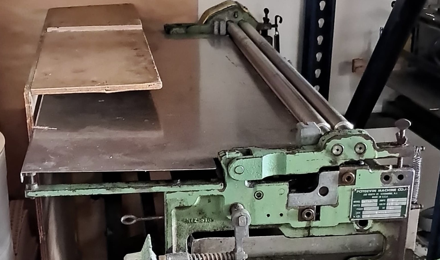 Potdevin NTZ36 36″ Cold Gluer w/ Stand (Used) Item # UE-050126B