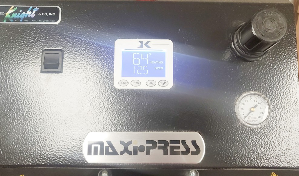 Geo Knight MAXI-3242AT Twin Shuttle Press (Top Heat) (Used) Item # UE-052826B